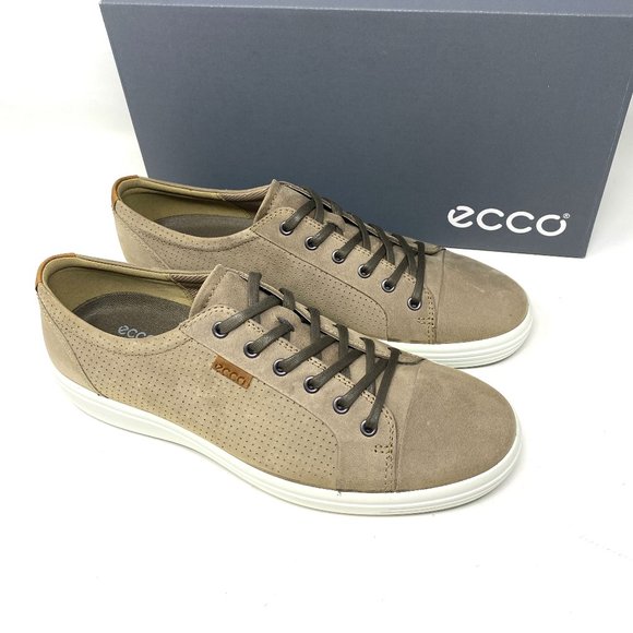 Ecco Other - ECCO Men's Size 470034 02114 SOFT 7 NAVAJO BROWN Leather Sneakers Comfort Shoes